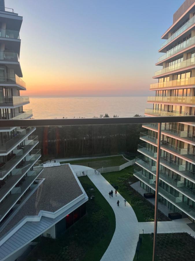 Wave Apartment Tyballtic 7Th Floor With Two Bedrooms And Sea View! Miedzyzdroje Eksteriør bilde